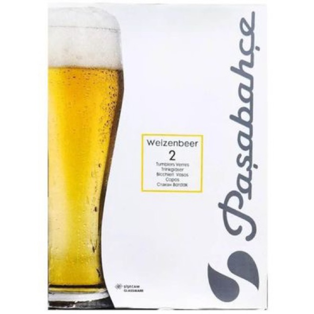 Brand NEW, Pasabahce, Tumbler Glass, Weizenbeer, 17.25 oz  (2 Glasses)